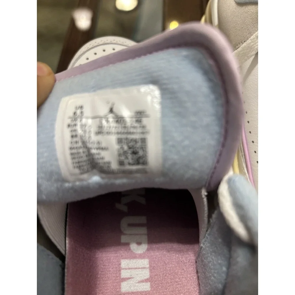 Nike Air Jordan 2 Low DX4401-146 Women 'S  6.5 White Pink Blue Sneakers EU 37.5